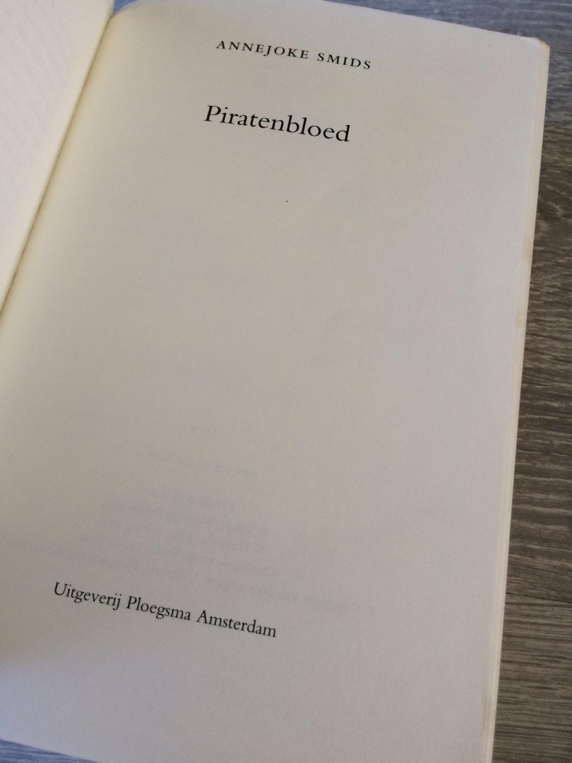Smids, Annejoke - Piratenbloed