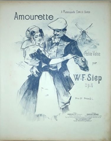 Siep, Willem Frederik: - Amourette. Petite valse. Op. 6