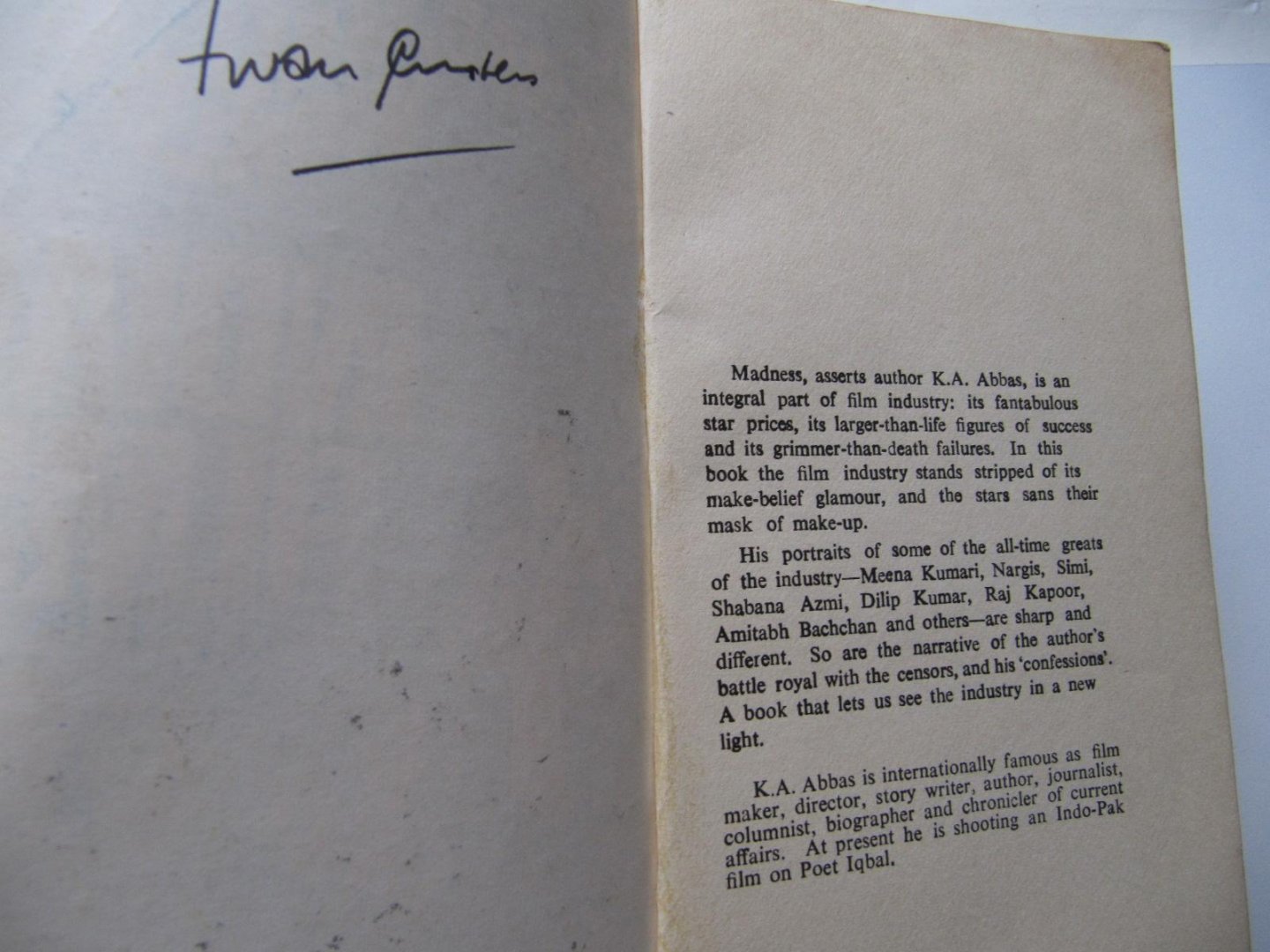 K.A. Abbas - Mad. mad, mad world of Indian films
