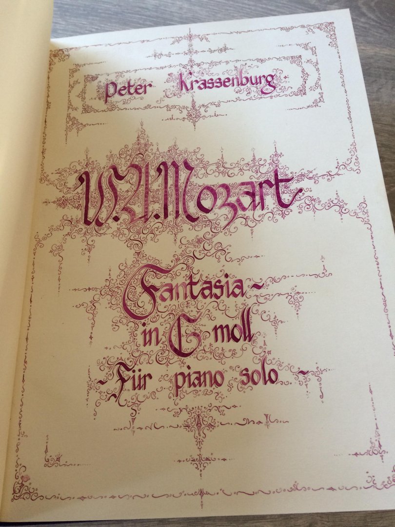 Peter Krassenburg - Mozart fantasia in c mol