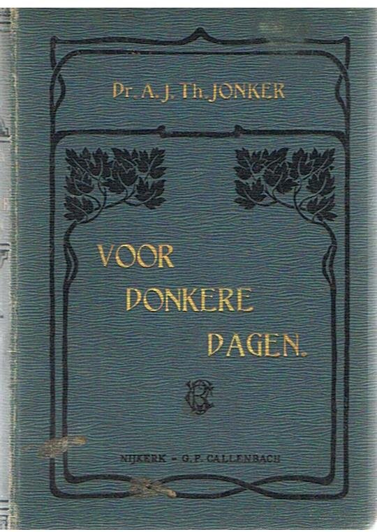 Jonker, A.J.Th. - Voor donkere dagen