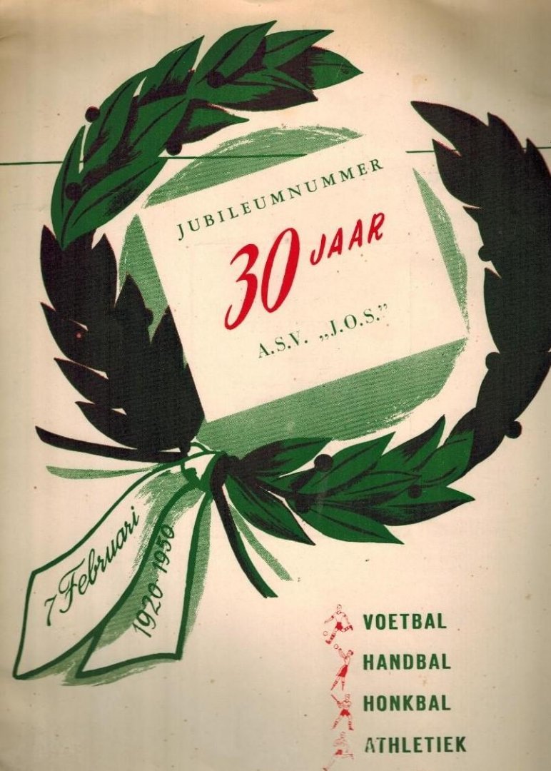  - A.S.V. J.O.S. 30 jaar -Jubileumnummer 1920-1950