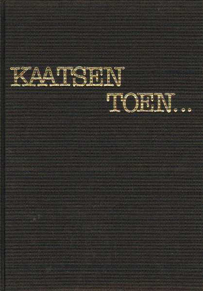 Stoelinga, Thomas J. en Jan Vijver - Kaatsen Toen..., 123 pag. linnen hardcover, goede staat (foto's + tekst)