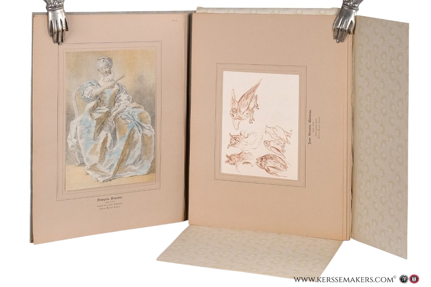 Kleinmann, H. (impr.). - Dessins des maîtres Français. Choix de 30 phototypies.