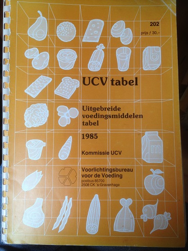 Hautvast, Prof. Dr.J.G.A.J. (voorz.) - UCV tabel. Uitgebreide voedingsmiddelentabel 1985
