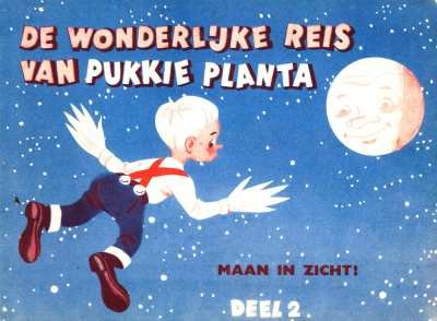 Johan Veeninga en van wonderplaatjes voorzien door Joop Geesink's Filmstudio Dollywood - De wonderlijke reis van Pukkie Planta - Maan in zicht!