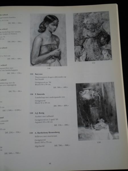 Catalogus Glerum - Indonesische schilderijen