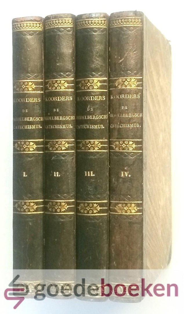 Koorders, S.H. - Het leerstelsel der Hervormde Kerk naar den Heidelbergschen Catechismus, set 4 delen compleet