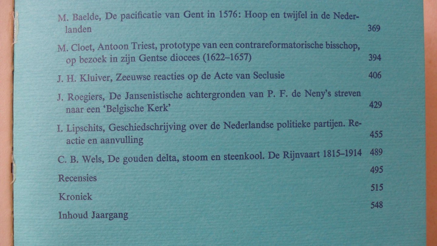 Redactie - Bijdragen en mededelingen betreffende de geschiedenis der Nederlanden  oa: de grote raad van Mechelen