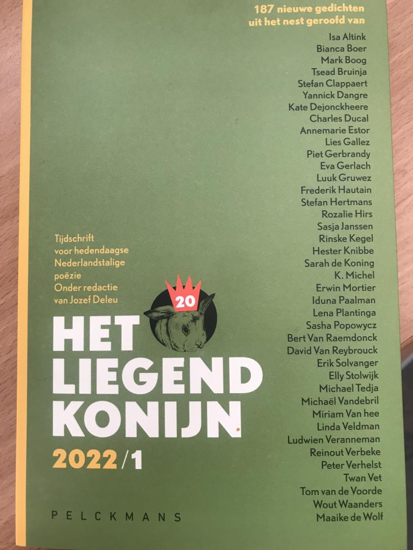 Deleu, Jozef - 2022/1 / Tijdschrift voor hedendaagse Nederlandstalige poëzie