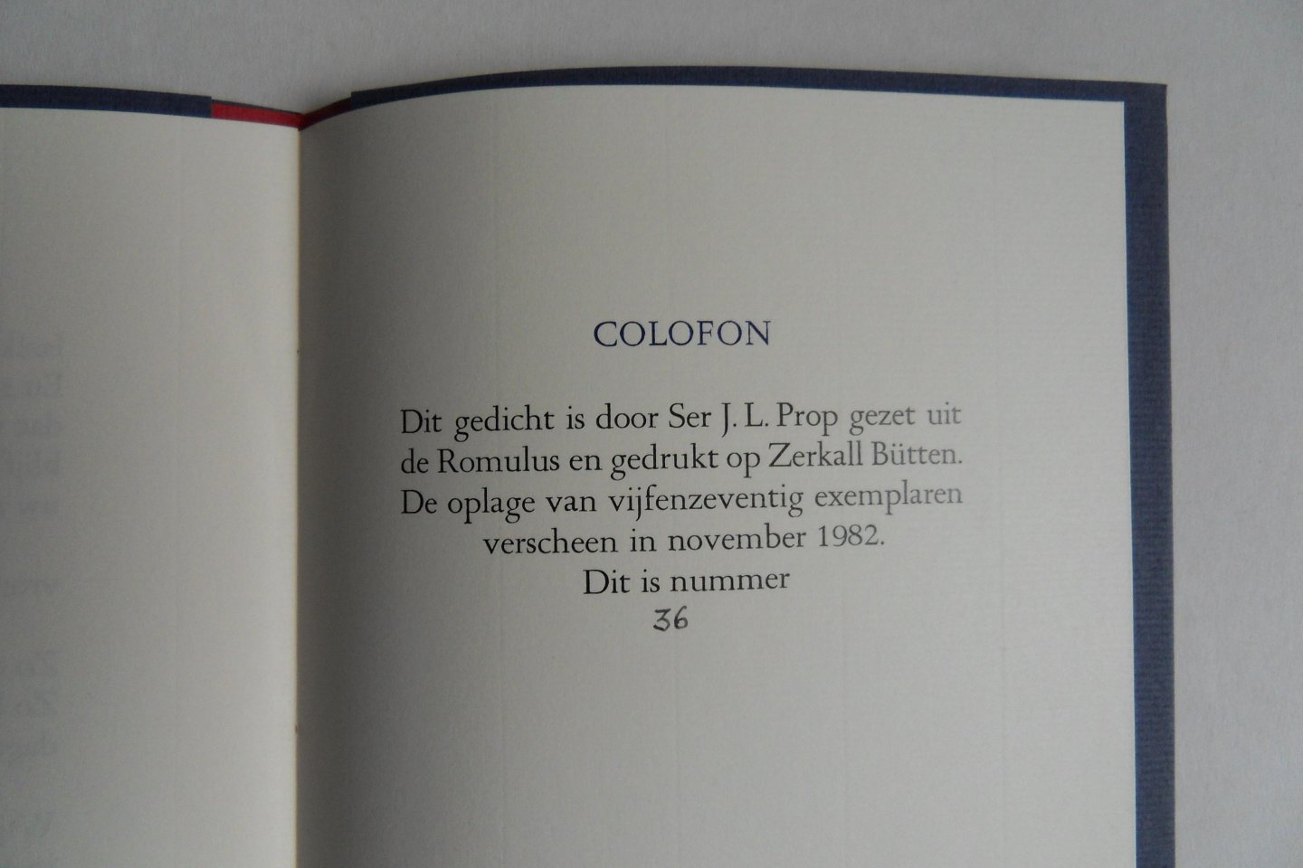 Kusters, Wiel. - Ballade van de Stoker. [ Genummerd ex. 36 / 75 ].