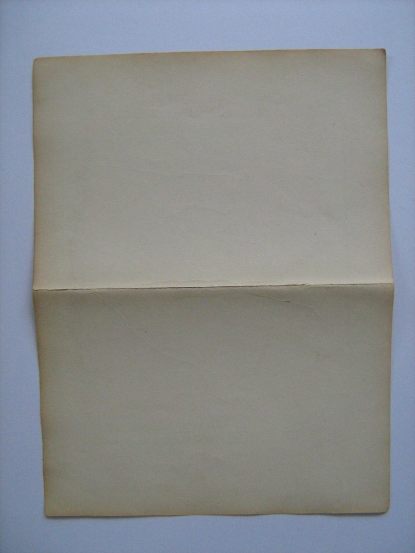  - Oudtijds grensgekleurde lithografie van Gemeente BEERTA, Groningen 1967