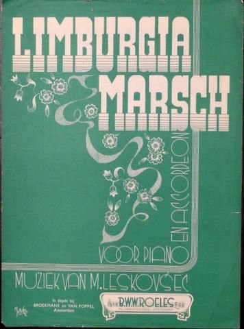 Leskovsék, M.: - Limburgia-Marsch voor accordeon en piano