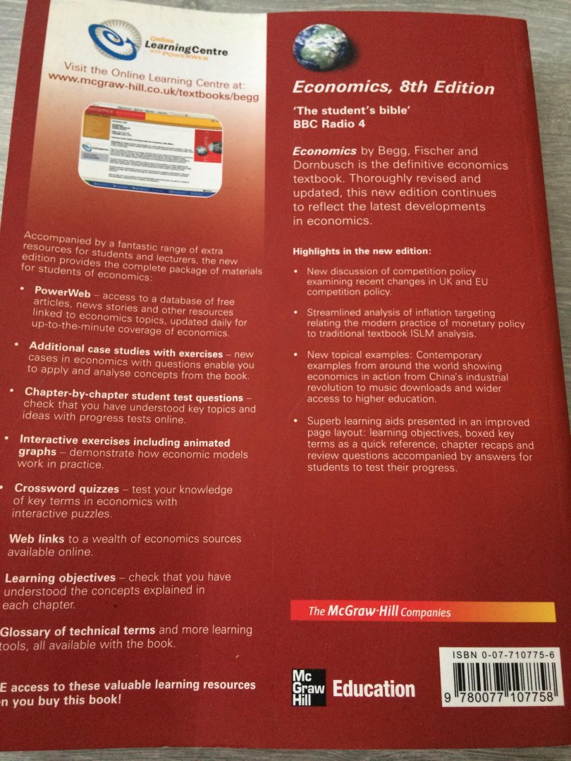 Begg, David - Economics