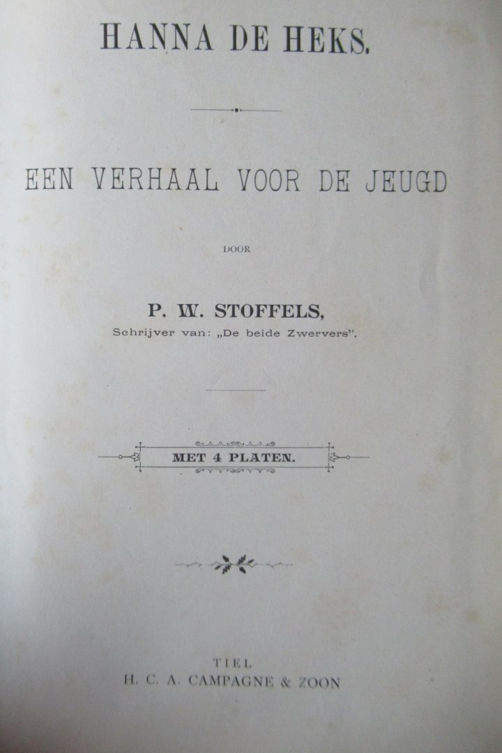 Stoffels, P.W. - Hanna de heks