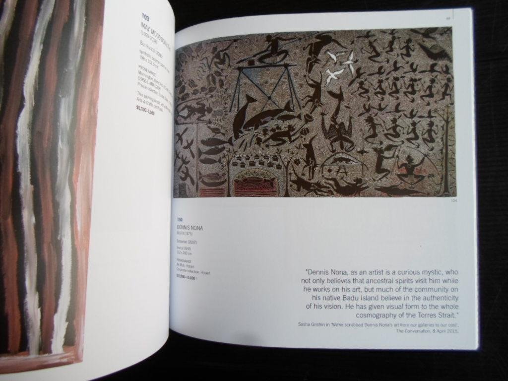 Catalogus Mossgreen Auctions - Australian Indigenous & Oceanic Art,  featuring works from the Helen Read Collection