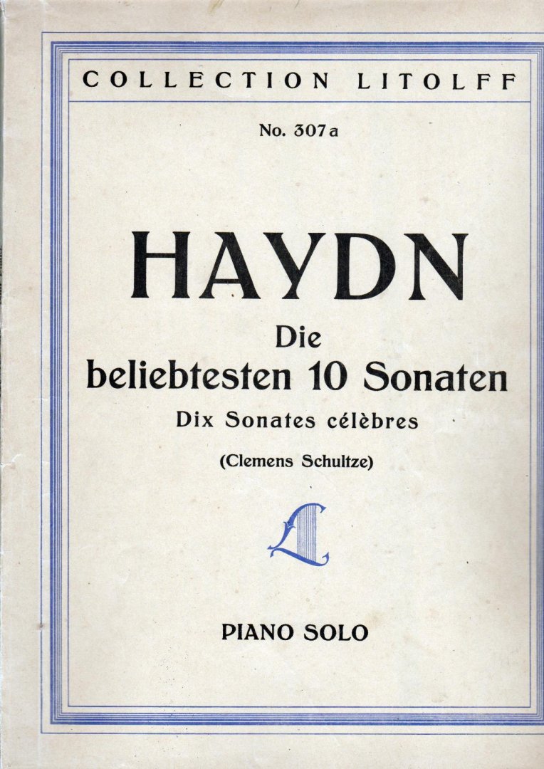 Haydn, Joseph - Die beliebtesten 10 Sonaten Sheet music