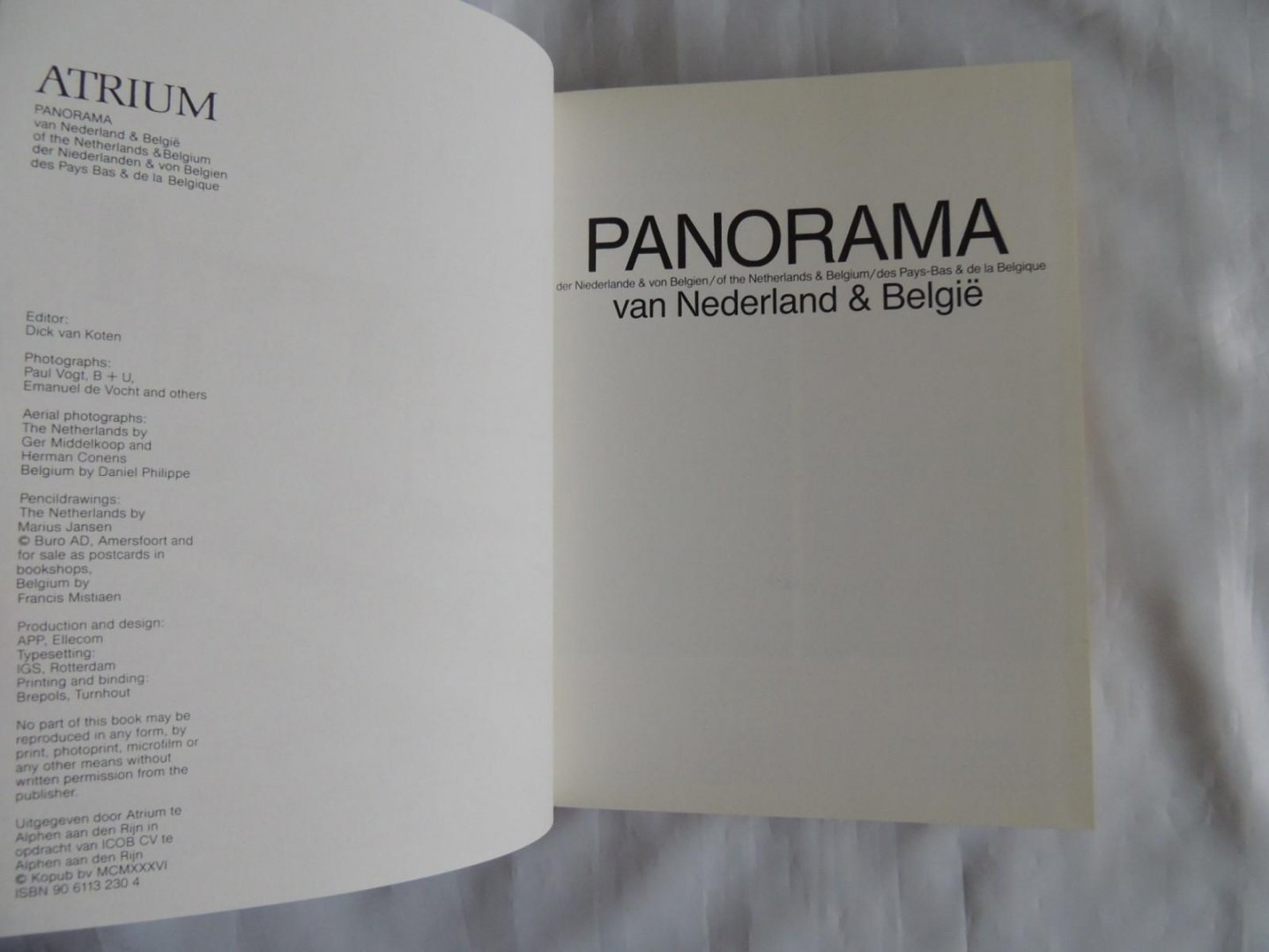 Koten, Dick van - Panorama van Nederland en België