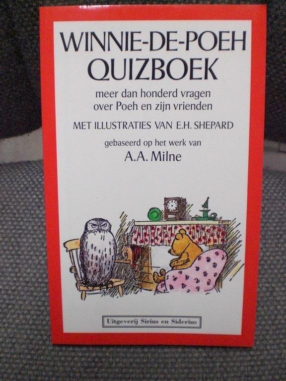 Gebaseerd op het werk van A.A. Milne - WINNIE-DE-POEH QUIZBOEK. Meer dan 100 vragen over Poeh en zijn vrienden.