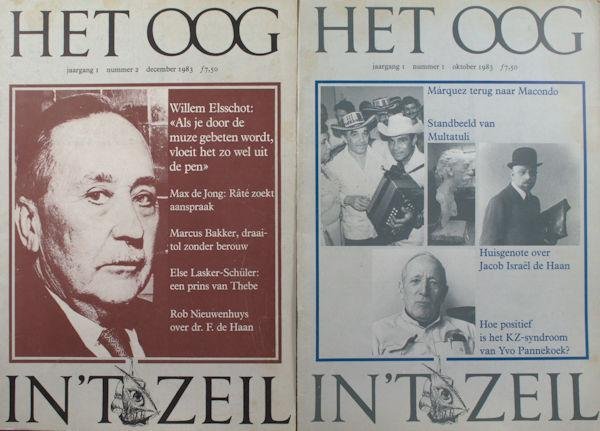 Lubberhuizen, Bas e.a (red.). - Het Oog in 't Zeil. Jaargang 1.