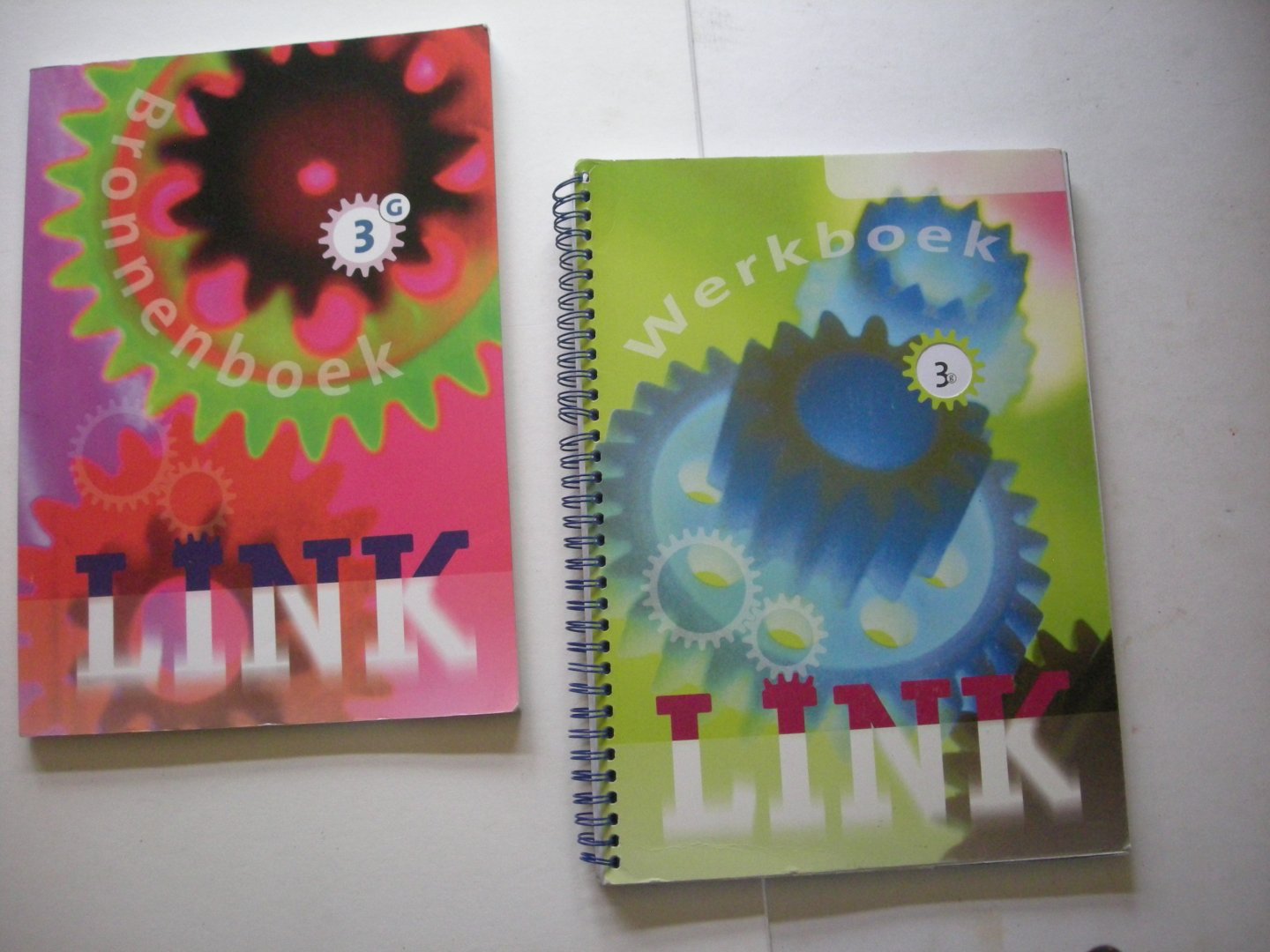 Hugen, P.J.M., red. - Link, Handel en Administratie, Werkboek 3g