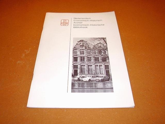 (red.) - Nederlandsch Economisch-Historisch Archief - Economisch-Historische Bibliotheek