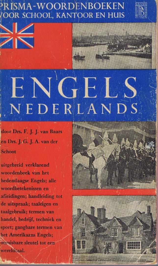 Baars, drs. F.J.J. van, & Schoot, drs. J.G.J.A. van der - Prisma-woordenboek 137: Engels-Nederlands