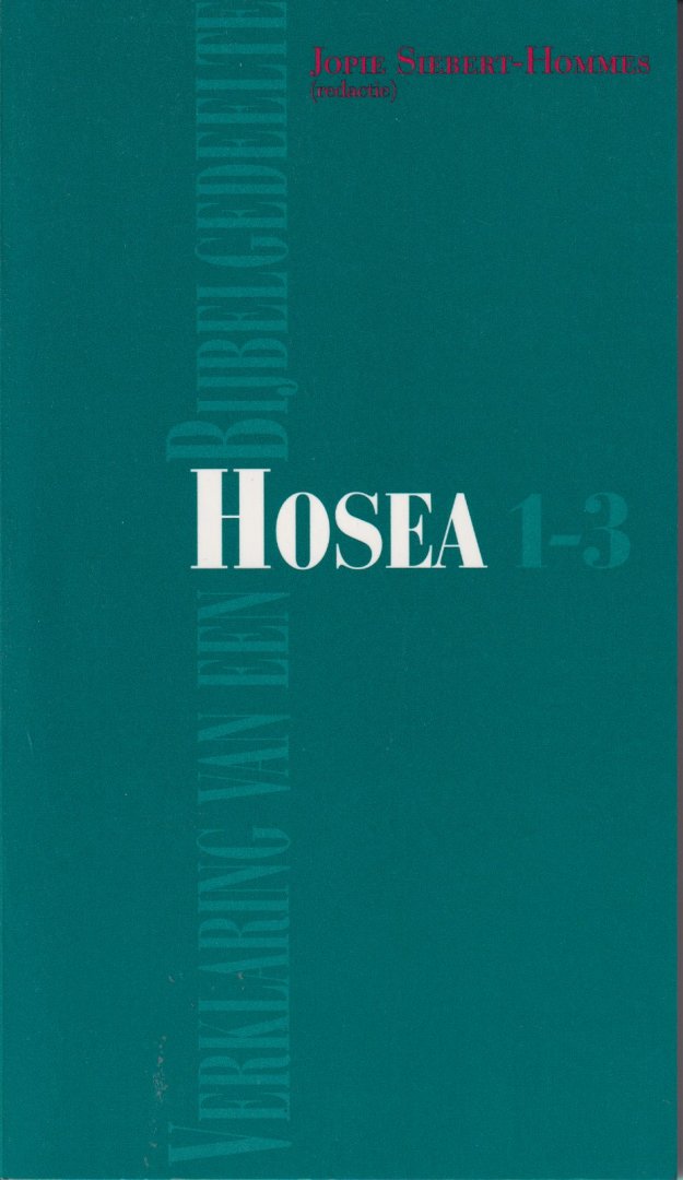 Siebert-Hommes, Johanna Cornelia - Hosea 1-3