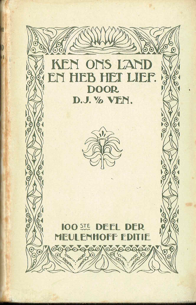 Ven, D.J. v.d. - Ken ons land en heb het lief