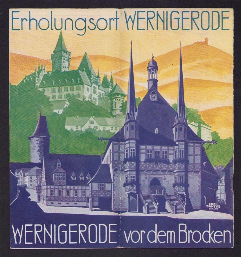 Walter Looke - Wernigerode vor dem Brocken - Erholungsort Wernigerode