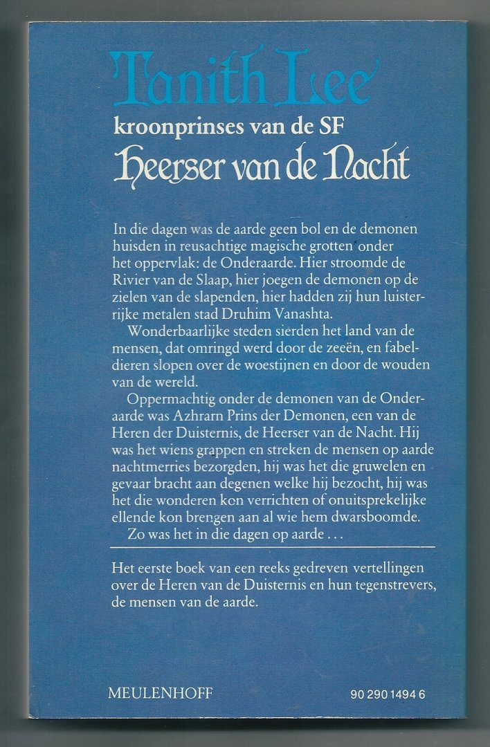 Lee, Tanith - Heerser van de nacht