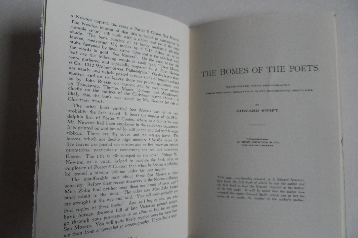 Kirke, Bryan. - Some recent Amenities. - A Paper on A. Edward Newton.