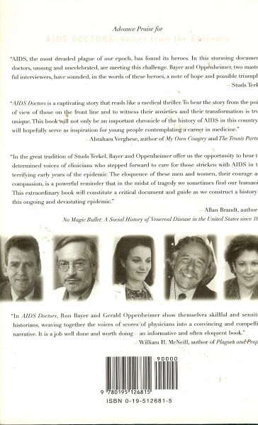 Bayer, Ronald / Oppenheimer, Gerald M - Aids doctors / Voices of the epidemic / An oral history