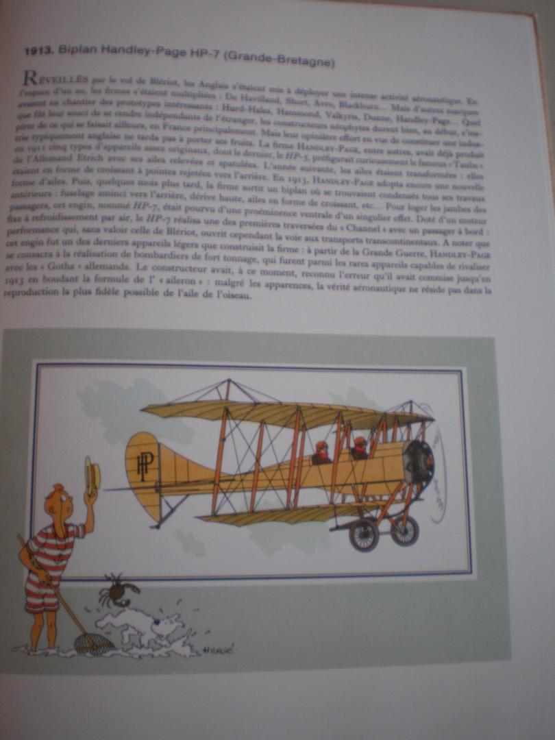 Hergé en Jacques Martin - Tintin raconte ...  - L'histoire de l'aviation des origines à 1914