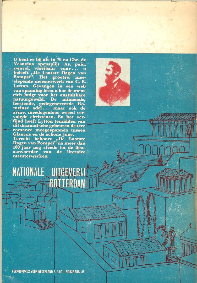 Lytton, Bulwer, E.G.E.  Ontwerp en Omslag Harm van Tongeren - De laatste dagen van Pompei