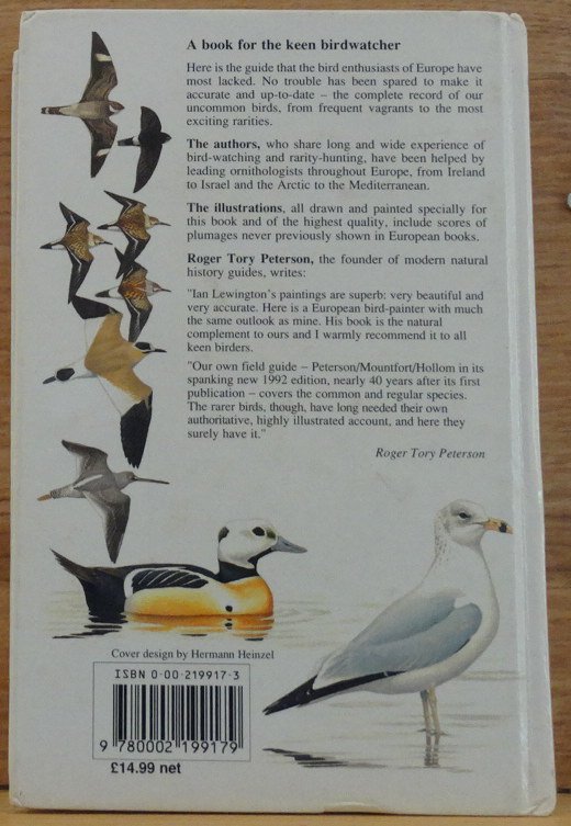 Lewington, I - Alstrom, P. - Colston, P. - a field guide to the rare birds of britain and europe