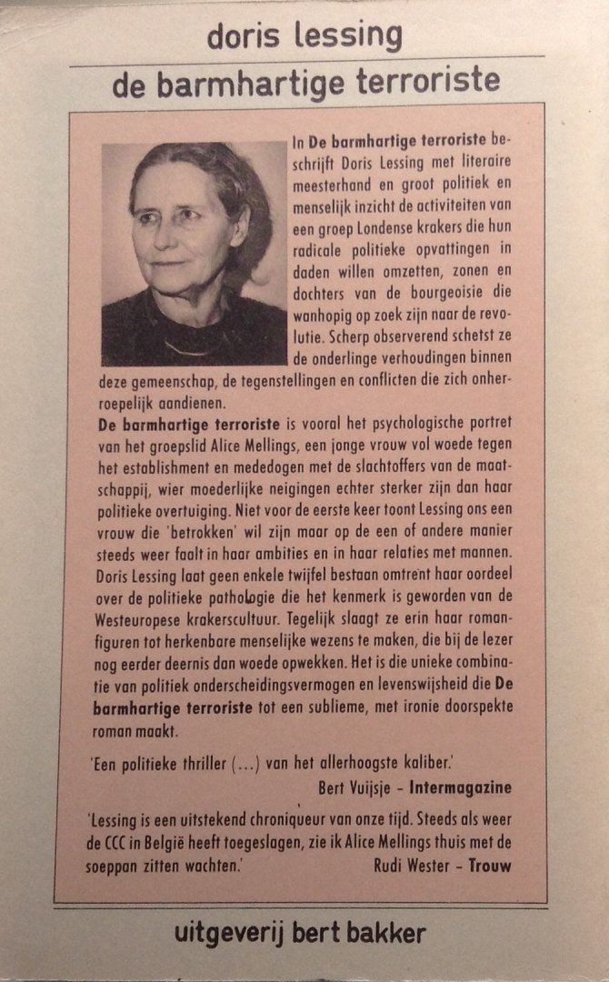 Lessing, Doris - De barmhartige terroriste