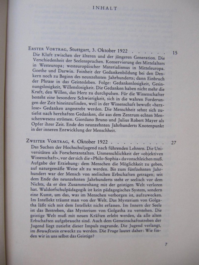 Rudolf Steiner - Geistige Wirkenskräfte im Zusammenleben von alter und junger Generation
