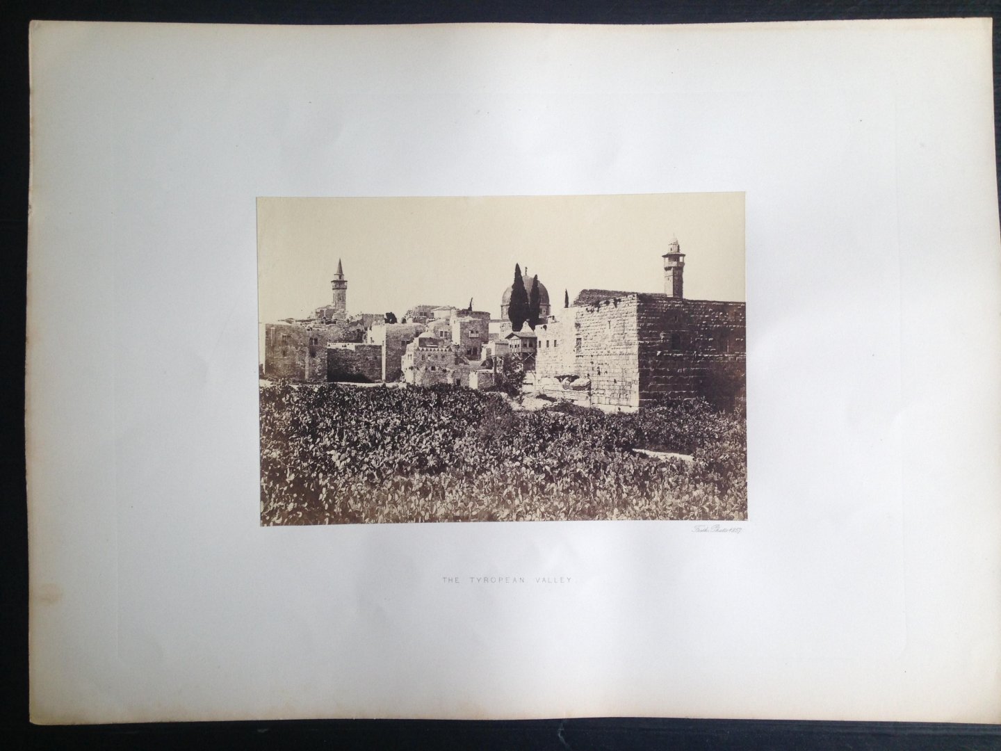 Frith, Francis - The Tyropean Valley, Series Egypt and Palestine