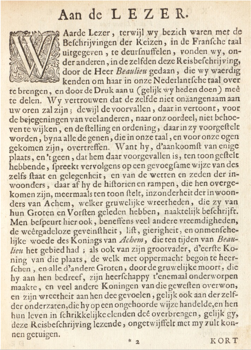 J.H.G. Glazemaker - Augustin de Beaulieu: De rampspoedige scheepvaart der Franschen naar Oostindien.