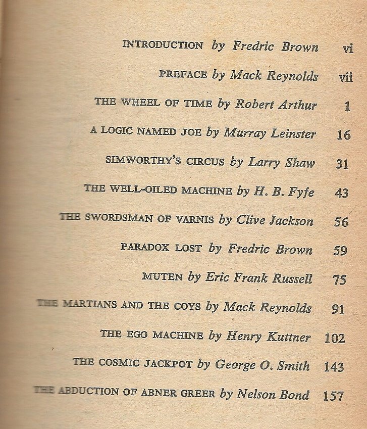 Brown, Frederic   Murray Leistner   Henri Kuttner a.o (zie scan) - Science Fiction Carnival