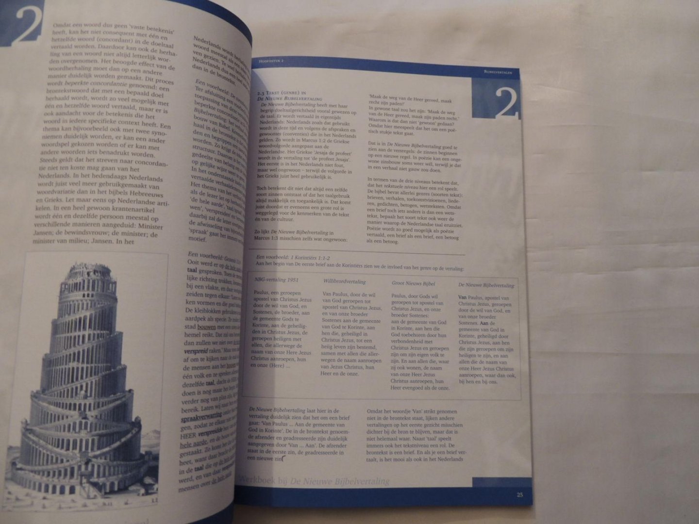 Berg, Anne Jaap van den - Kijken in een wazige spiegel - Werkboek bij de Nieuwe Bijbelvertaling