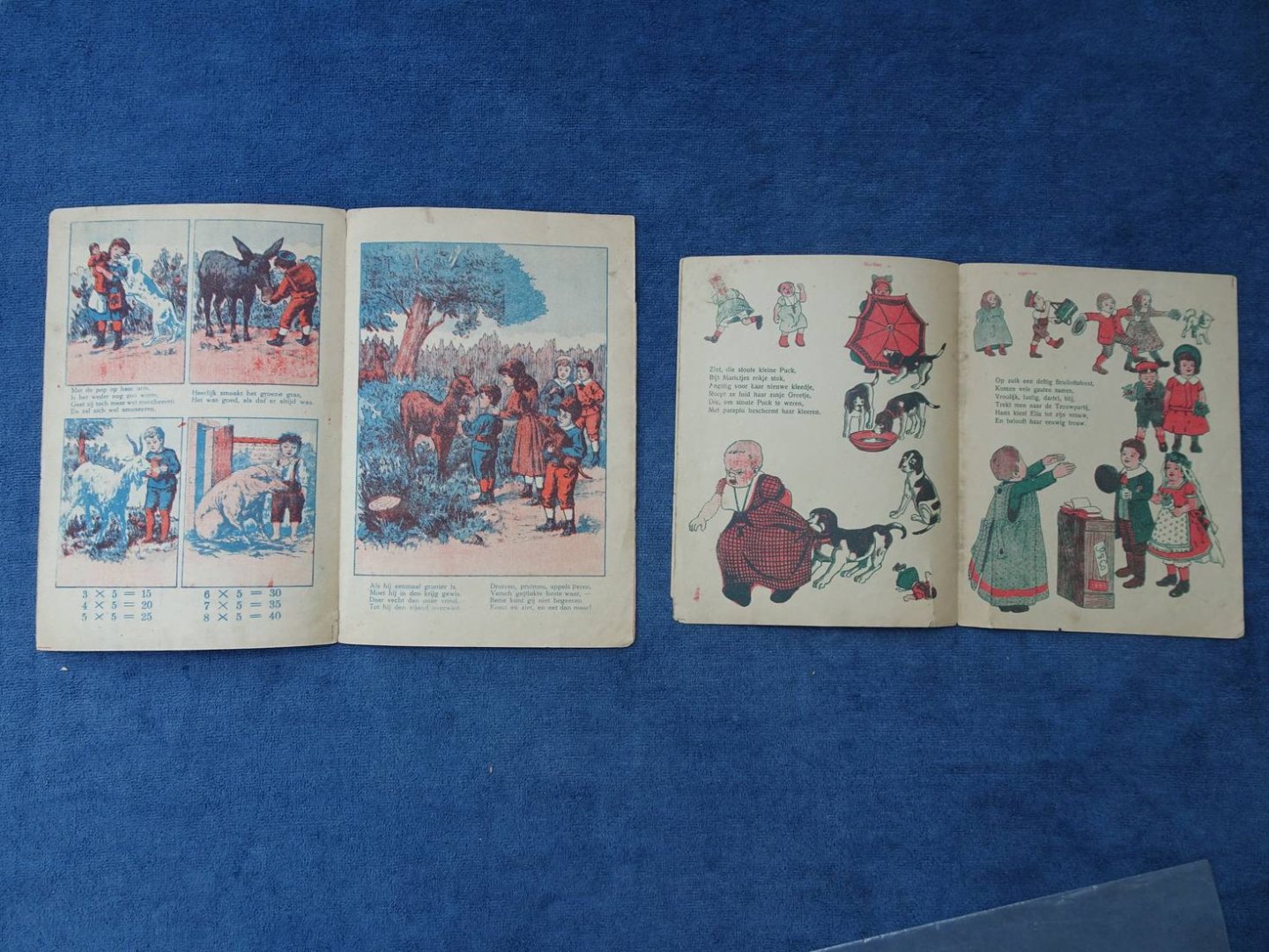 N.n.. - Muziek en Zang/ Kinderleven/ Mijn lievelings boek. 3 kinderboekjes.