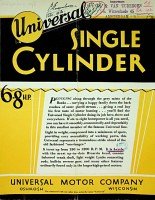 Universal Motor Company - Brochure Universal Single Cylinder 6-8 HP
