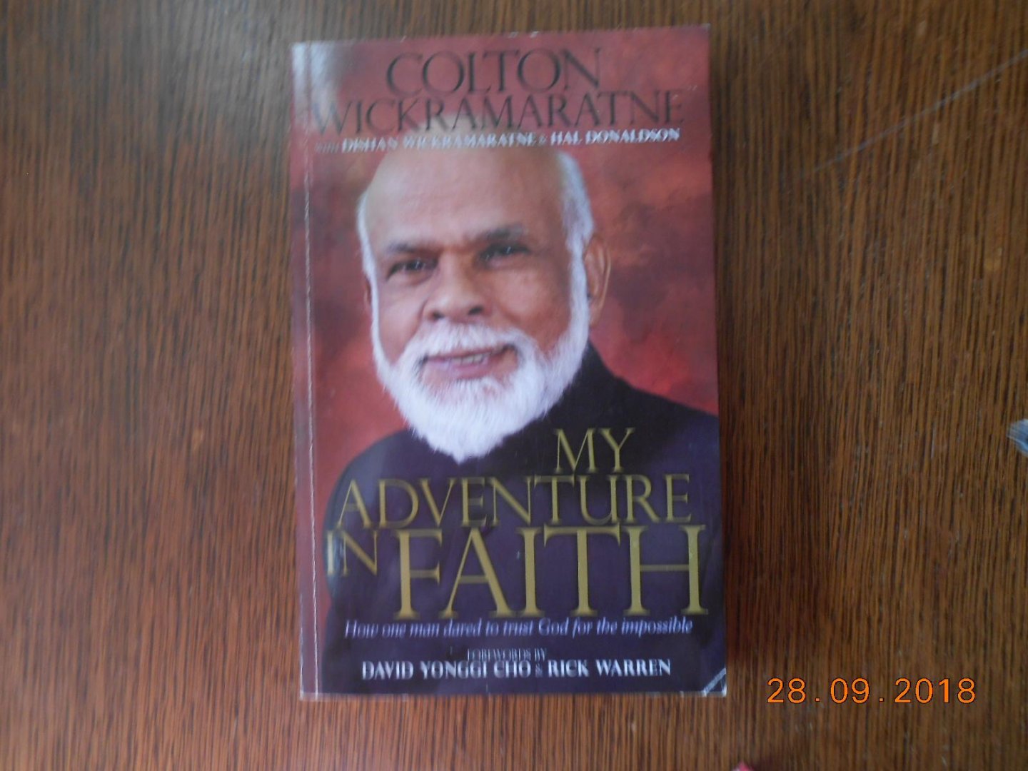 Wickramaratne, Colton - My Adventure in Faith / How One Man Dared to Trust God for the Impossible
