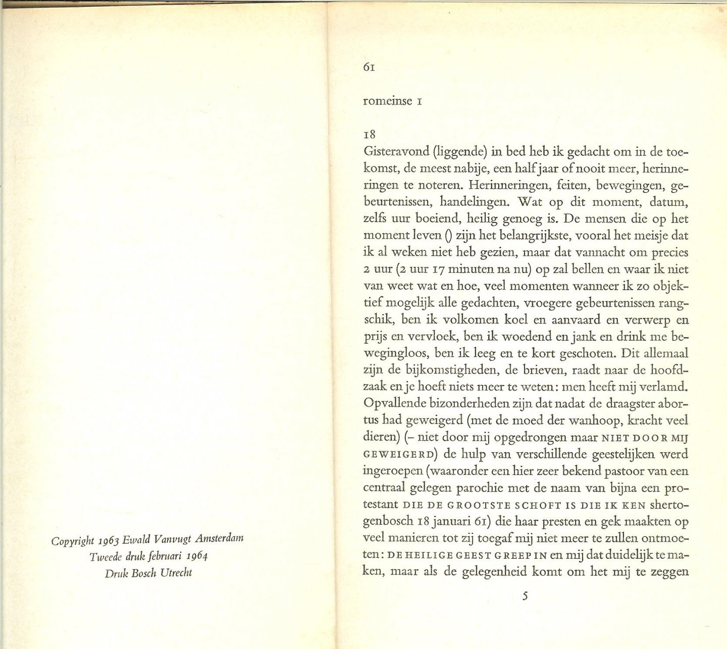 Vanvugt, Ewald - Een bizonder Vreemde Dief.