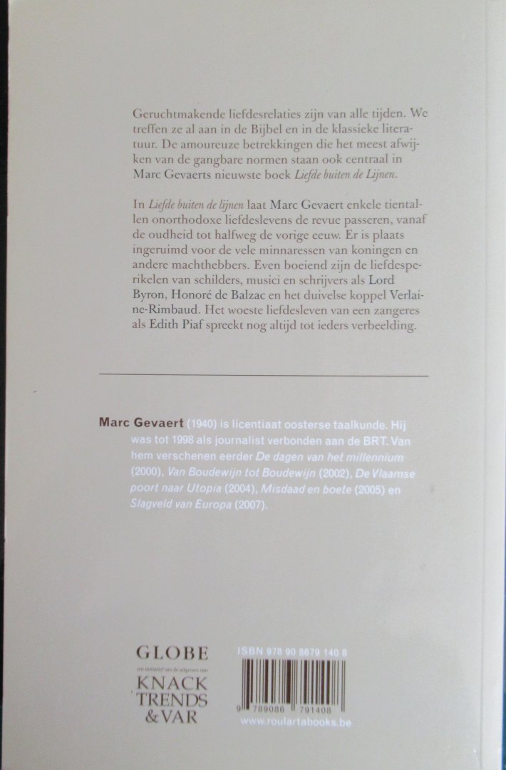 Gevaert Marc - Liefde buiten de lijnen