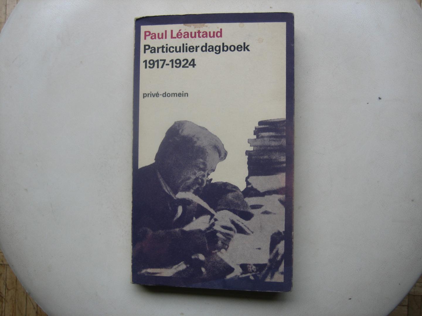 Paul Léautaud - Particulier dagboek 1917- 1924 / Privé-domein no.8