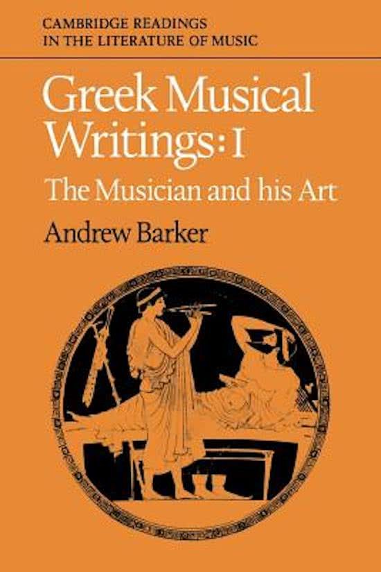 Barker, Andrew - Greek Musical Writings: I - The Musician and his art; II - Harmonic and Acoustic Theory