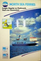 North Sea Feries - Map North Sea Ferries 1995